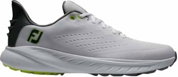 Footjoy Flex XP Mens Golf Shoes White/Black/Lime 47