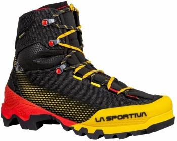 La Sportiva Pánske outdoorové topánky Aequilibrium ST GTX Black/Yellow 45,5