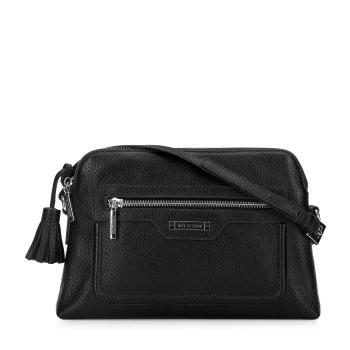 Dámska kožená crossbody kabelka Wittchen so strapcom 29-4E-013-11