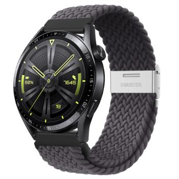 BStrap Elastic Nylon 2 remienok na Huawei Watch GT3 42mm, space ash (SSG026C0308)