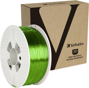 Verbatim 55065  vlákno pre 3D tlačiarne PETG plast  2.85 mm 1 kg zelená (transparentná)  1 ks