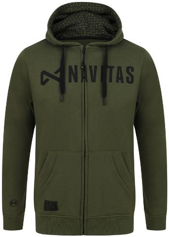 Navitas mikina core zip hoody green - l