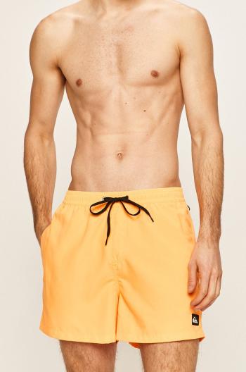 Plavkové šortky Quiksilver oranžová farba
