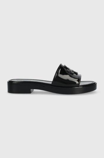 Šľapky Tory Burch 147569-006 dámske, čierna farba, Eleanor Jelly Slide