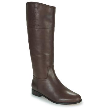 Lauren Ralph Lauren  JUSTINE-BOOTS-TALL BOOT  Čižmy do mesta Hnedá