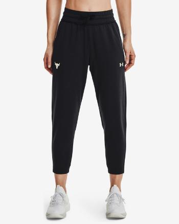 Under Armour Project Rock Terry Crop Tepláky Čierna