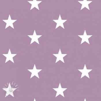 Bavlnená látka Stars lilac