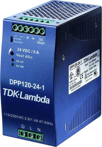 TDK-Lambda DPP120-12-3 sieťový zdroj na montážnu lištu (DIN lištu)  12 V/DC 10 A 120 W 1 x