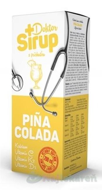 Doktor Sirup PINA COLADA kalciový sirup 200 ml