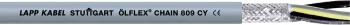 LAPP 1026769-1 vedenie ťažnej reťaze ÖLFLEX® CHAIN 809 CY 4 G 1 mm² sivá metrový tovar