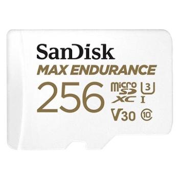 SanDisk microSDXC 256GB Max Endurance + SD adaptér (SDSQQVR-256G-GN6IA)