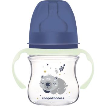 Canpol babies EasyStart Sleepy Koala 120 ml dojčenská fľaša 0 m+ Blue 120 ml