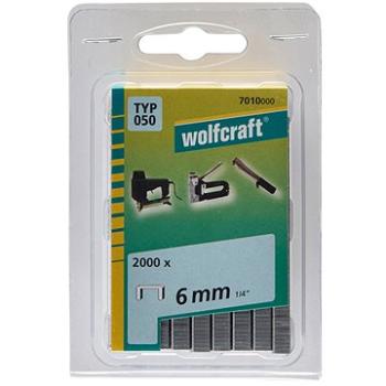 WOLFCRAFT - Spona široká čalounická 10,55mm výška 6mm, 2000 ks (4006885701007)