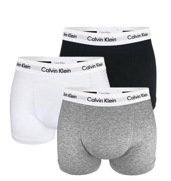 CALVIN KLEIN - 3PACK cotton stretch classic black, white, gray boxerky-XL (101-106 cm)
