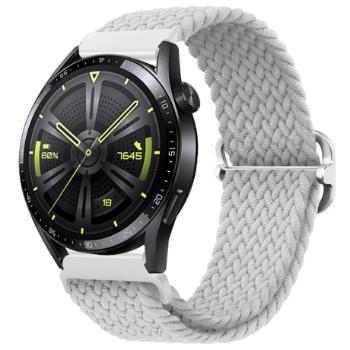 BStrap Elastic Nylon remienok na Samsung Galaxy Watch 3 45mm, pearl white (SSG025C1401)