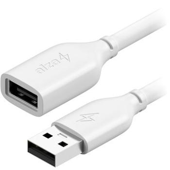 AlzaPower Core USB-A (M) to USB-A (F) 2.0, 2 m biely (APW-CBAMAF220W) + ZDARMA Dátový kábel AlzaPower