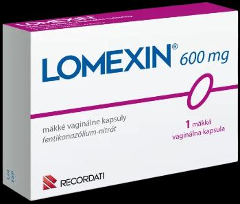 Lomexin 600 mg, Mäkká vaginálna kapsula 1 ks