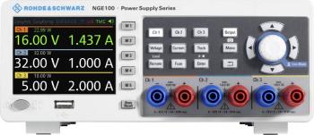Rohde & Schwarz NGE103B laboratórny zdroj s nastaviteľným napätím  0 - 32 V/DC 0 - 3 A 100 W USB OVP, možné diaľkovo ovl