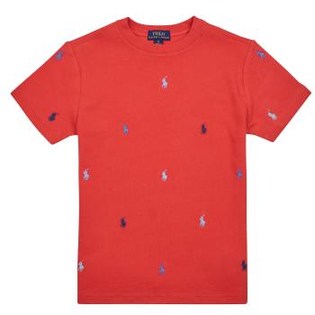 Polo Ralph Lauren  SS CN-KNIT SHIRTS-T-SHIRT  Tričká s krátkym rukávom Červená