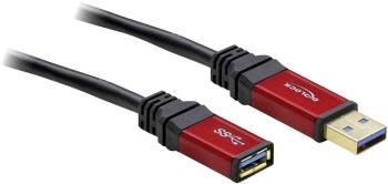 Delock #####USB-Kabel #####USB 3.2 Gen1 (USB 3.0 / USB 3.1 Gen1) #####USB-A Stecker, #####USB-A Buchse 5.00 m červená, č