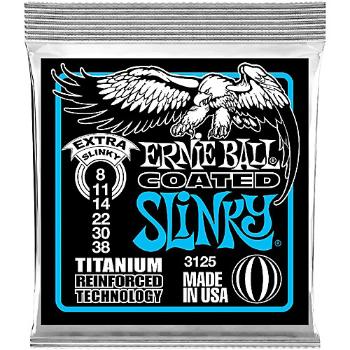 Ernie Ball Coated Slinky Titanium Extra.008-.038