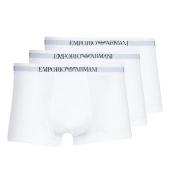 Emporio Armani  CC722-PACK DE 3  Boxerky Biela