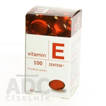 VITAMIN E 100-ZENTIVA cps mol 100 mg (fľ.skl.) 1x30 ks