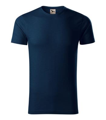 MALFINI Pánske tričko Native - Námornícka modrá | L