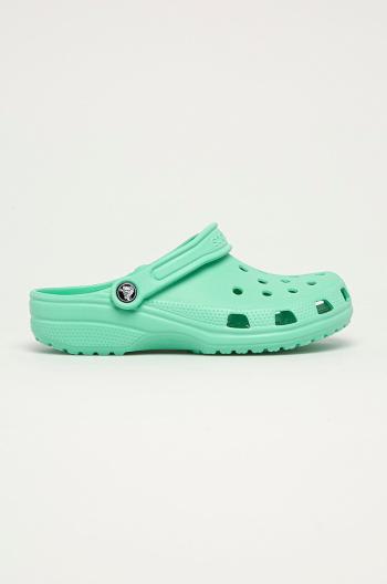 Šľapky Crocs dámske, zelená farba