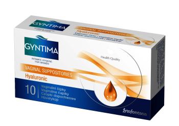 Fytofontana GYNTIMA Vaginálne čapíky Hyaluronic 10 ks