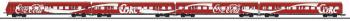 Märklin 43890 Sada 4 osobných automobilov H0 pre S-Bahn spoločnosti DB AG Coca-Cola®