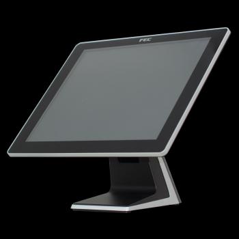 Dotykový monitor FEC AM-1017, 17" LED LCD (350cd), PCAP, USB, VGA/DVI, bez rámčeka, čierno-strieborný
