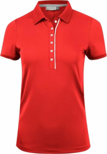 Kjus Womens Sia S/S Cosmic Red 36 Polo košeľa