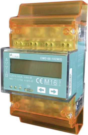 PQ Plus CMD 68-52 MID trojfázový elektromer s pripojením meniča  digitálne/y 5 A Úradne schválený: áno  1 ks