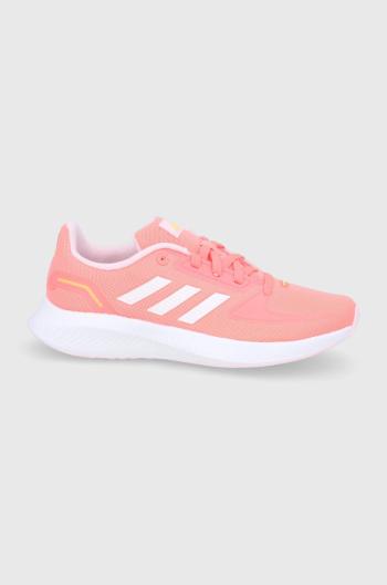 Detské topánky adidas Runfalcon 2.0 GX3535 ružová farba