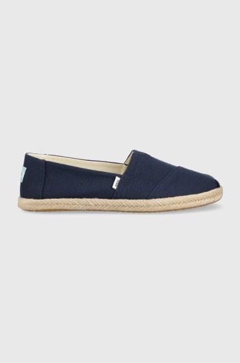 Espadrilky Toms Alpargata Rope tmavomodrá farba, 10019674