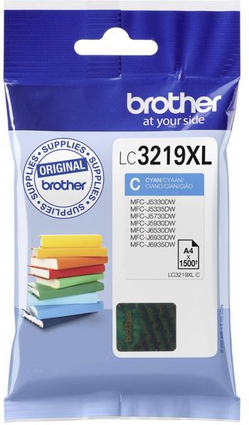 Brother Ink LC-3219XLC originál  zelenomodrá LC3219XLC