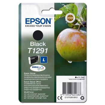 EPSON T1291 (C13T12914012) - originálna cartridge, čierna, 11,2ml