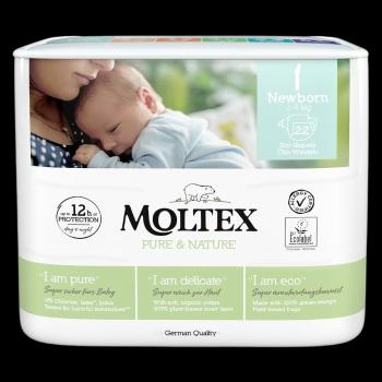 MOLTEX Pure & Nature Newborn 2-4 kg, 22 ks