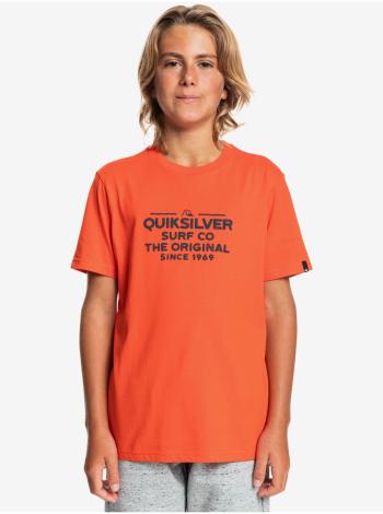 Oranžové chlapčenské tričko Quiksilver