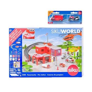 Siku World – požiarna stanica s hasičským autom (8591864616565)