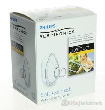 RESPIRONICS LiteTouch MASKA inhalačná - stredná pre vek 1 az 5 rokov, pre OptiChamber Diamond, 1 ks