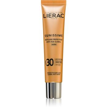 Lierac Sunissime Global Anti-Ageing Care ochranný tónovaný fluid na tvár SPF 30 odtieň Golden 40 ml