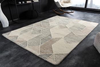 LuxD Dizajnový koberec Sadiya 230 x 160 cm béžovo-hnedý - vlna