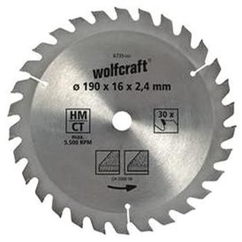 WOLFCRAFT - Kotouč pilový HM 18zub 140mm (4006885673106)