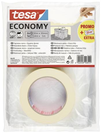 tesa Economy 55421-00000-05 maliarska krycia páska  biela  1 sada