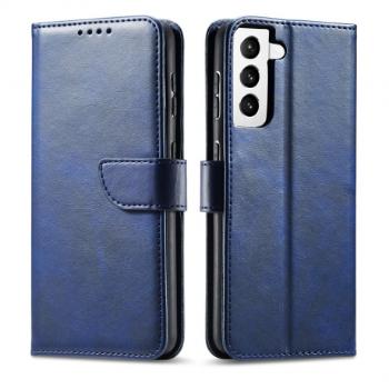 MG Magnet knižkové kožené puzdro na Samsung Galaxy S21 Plus 5G, modré