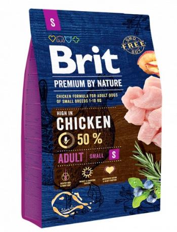 Brit Premium by Nature dog Adult S 3kg