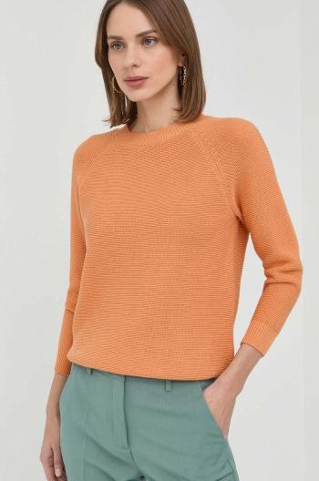 Bavlnený sveter Weekend Max Mara dámsky, oranžová farba, tenký