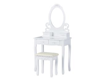 Toaletný stolík s taburetom Chloe dressing table 